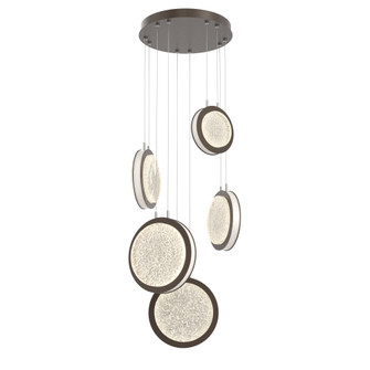 Iris 5-Piece Multi-pendant (1289|CHB0103-05-FB-GL-CA1-L3-WI)