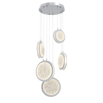 Iris 5-Piece Multi-pendant (1289|CHB0103-05-CS-GL-CA1-L3-WI)