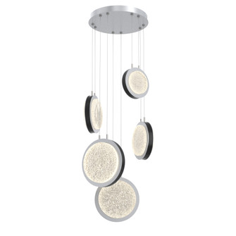 Iris 5-Piece Multi-pendant (1289|CHB0103-05-CS-GL-CA1-L1-L03)