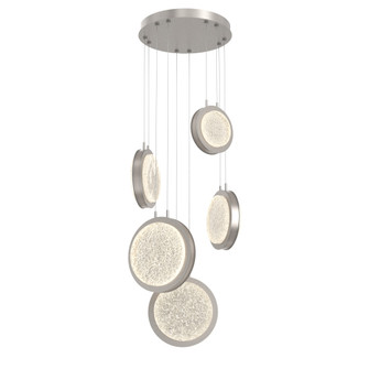 Iris 5-Piece Multi-pendant (1289|CHB0103-05-BS-GL-CA1-L3-000)