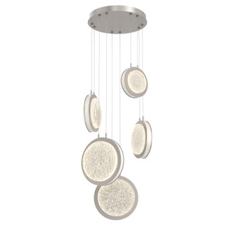 Iris 5-Piece Multi-pendant (1289|CHB0103-05-BS-GL-CA1-L1-WI)