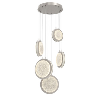Iris 5-Piece Multi-pendant (1289|CHB0103-05-BS-GL-CA1-L1-W01)