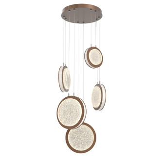 Iris 5-Piece Multi-pendant (1289|CHB0103-05-BB-GL-CA1-L1-WI)