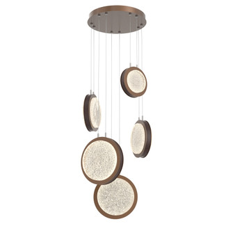 Iris 5-Piece Multi-pendant (1289|CHB0103-05-BB-GL-CA1-L1-L02)