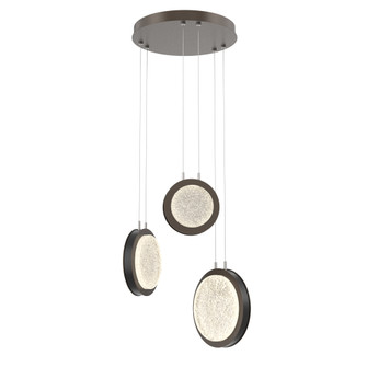 Iris 3-Piece Multi-pendant (1289|CHB0103-03-FB-GL-CA1-L3-MB)
