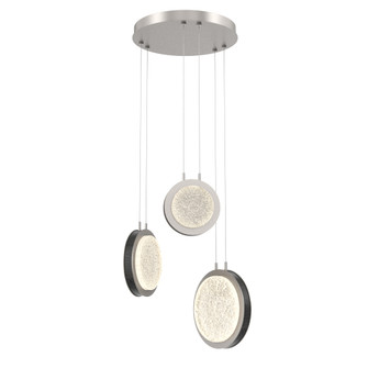 Iris 3-Piece Multi-pendant (1289|CHB0103-03-BS-GL-CA1-L3-W02)