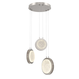 Iris 3-Piece Multi-pendant (1289|CHB0103-03-BS-GL-CA1-L3-W03)
