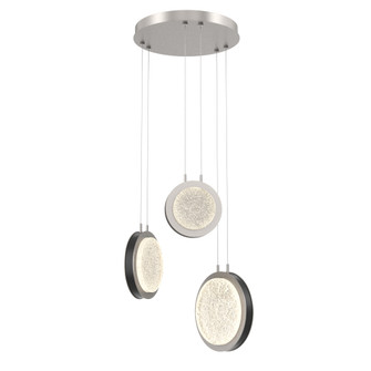 Iris 3-Piece Multi-pendant (1289|CHB0103-03-BS-GL-CA1-L1-MB)