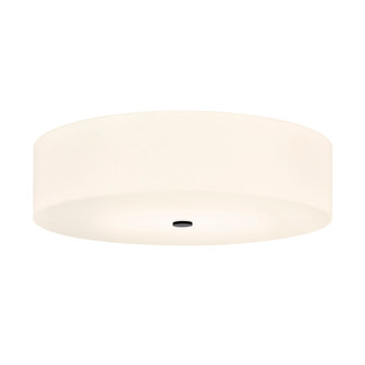 Classic 30'' 6-Light Acrylic Flush-Mount (254|ACR-9733-OPAL-MBLK)