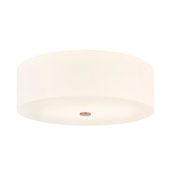 Classic 24'' 5-Light Acrylic Flush-Mount (254|ACR-9732-OPAL-BRSS)