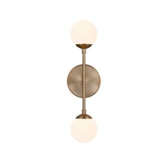Noho ADA 2-Light Wall Sconce (254|FSN-9012-ETCH-BRSS)