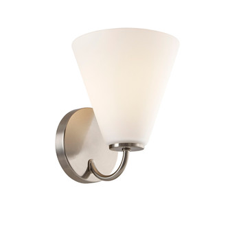Pavia 1-Light Wall Sconce (254|FSN-8361-OPAL-NCKL)