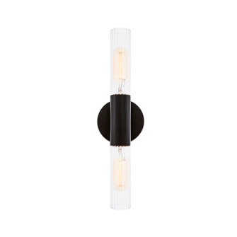 Rimini ADA 2-Up & Downlight Wall Sconce (254|FSN-8352-CLFT-MBLK)