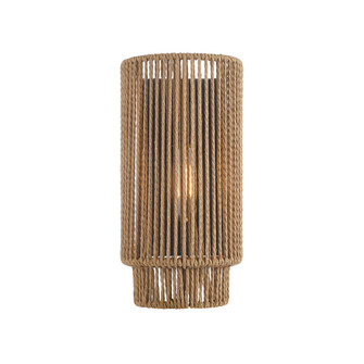 Milos ADA 1-Light Naural Rope Wall Sconce (254|ECO-8303-MBLK)