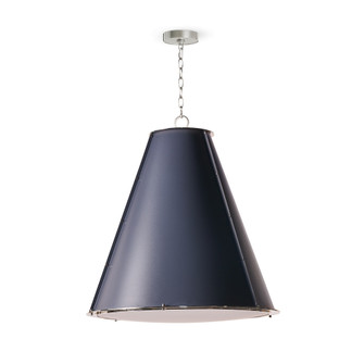 Regina Andrew French Maid Chandelier Large (Blue and Polished Nickel) (5533|16-1191BLUPN)