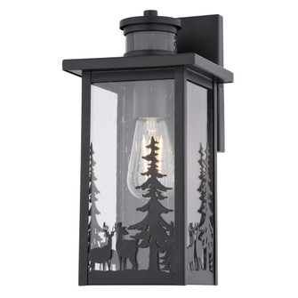 Acadia 12.25-in. H Outdoor Motion Sensor Wall Light Matte Black (51|T0810)