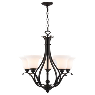 Monrovia 26-in. W 5 Light Chandelier Oil Rubbed Bronze (51|H0319)