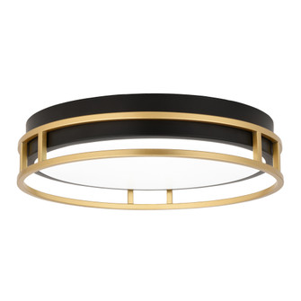 Northgate LED 13-in. W Flush Mount Matte Black and Satin Gold (51|C0342)