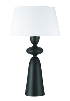Misha 1 Light Table Lamp in Flat Black (20|87028FB-T)
