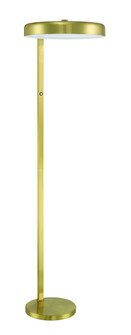 Keeva 1 Light Floor Lamp in Satin Brass (20|87025SB-F)