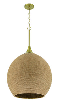 Keira 3 Light Pendant in Satin Brass (20|61393-SB)
