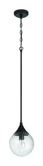 Reflection 1 Light Mini Pendant in Flat Black (20|61291-FB)