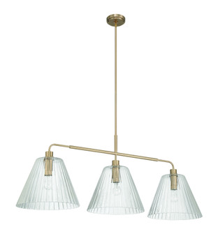 Pleated 3 Light Island in Premium Bronze (20|61173-CPZ)