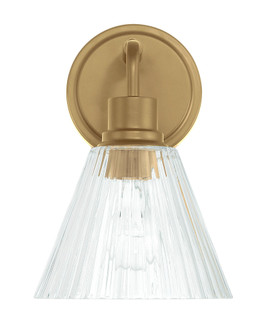 Pleated 1 Light Wall Sconce in Premium Bronze (20|61101-CPZ)