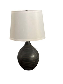 Scatchard Stoneware Table Lamps (34|GS202-SBM)
