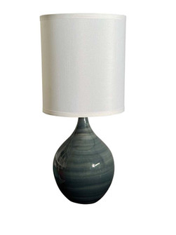 Scatchard Stoneware Table Lamps (34|GS201-SL)