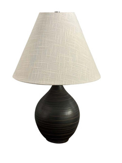 Scatchard Stoneware Table Lamps (34|GS200-SBM)
