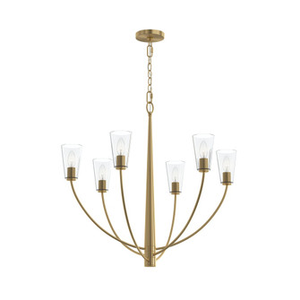 Jheni Six-Light Chandelier with Clear Glass Shades (149|P400454-191)