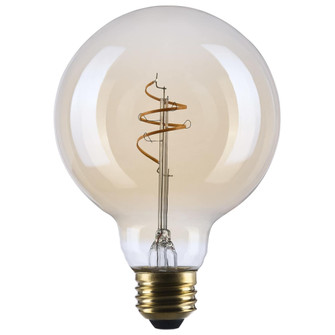 5.5W G30 LED 90CRI 2000K 500LM E26 Glass Clear Amber Coil Filament Dimmable 1 Pack (27|S14213)