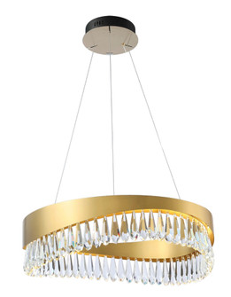 Venosa Small Round Chandelier - Gold (10813|KCH1101R-26CG)