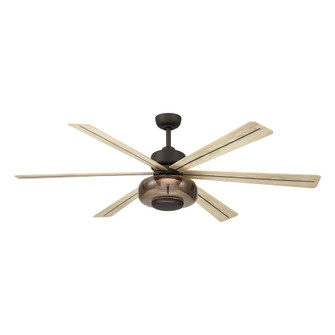 Ligero 60'' 5CCT LED Smart Ceiling Fan (39|F769L-DB/WTO)