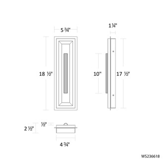 Clarice Wall Sconce Light (3612|WS236618-AN)