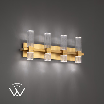 CINAPLEX 25IN 4LGT BATH SCONCE 3000K (3612|WS200624-TWA-AB)