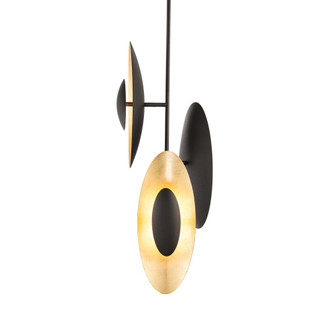 TRIXIE 30IN 3LGT VERTICAL PENDANT 3000K (3612|PD286630-BZ/GL)