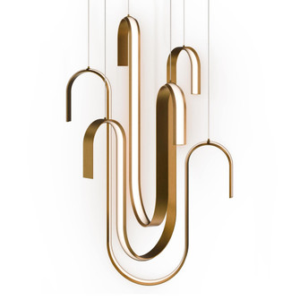 SEAHORSE 40IN VERTICAL PENDANT 3000K (3612|PD216640-AB)