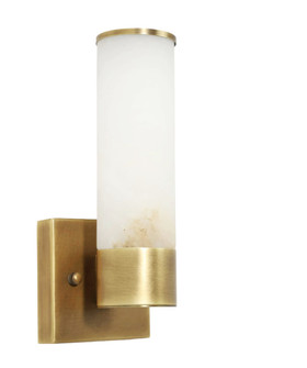 Calora Single Sconce L4'' W4'' H11'' Burnished Brass 120 V 1 E12 Candelabra (10813|KWS5101-11)