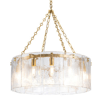 SORRENTO CHANDELIER L32'' W32'' H35'' Warm Brass 120 V 12 E26 Standard (10813|KCH4106-12)