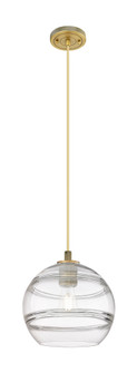 Rochester - 1 Light - 10 inch - Brushed Brass - Pendant (3442|434-1S-BB-G556-10CL)