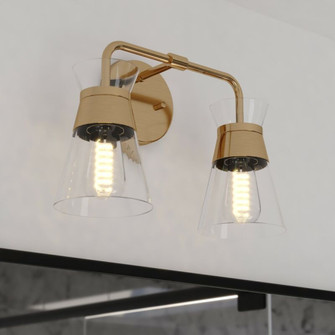 Harper 2 Light Vanity Natural Brass (51|W0471R)
