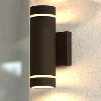 Chiasso 11.25-in.H LED Outdoor Wall Light Deep Bronze (51|T0822)