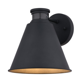 VAXCEL Smith 8.75 in. H 1-Light Textured Black Contemporary Motion Sensor Dusk to Dawn Outdoor Wall (51|T0820)