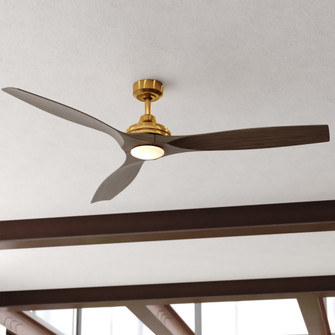 Niles 60-in. LED Ceiling Fan Satin Brass (51|F0135)