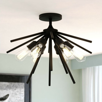 Estelle 24-in. Semi-Flush Mount Matte Black (51|C0273R)
