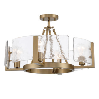 Yep by Golden Lighting Aenon 4-light Semi-Flush Mount in Brushed Champagne Brass (36|3164-4SF BCB-HWG)