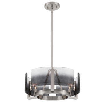 Yep by Golden Lighting Aenon 3-light Chandelier in Pewter with Smokey Water Glass (36|3164-3 PW-SWG)