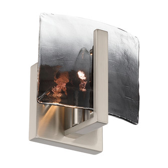 Yep by Golden Lighting Aenon 1-light Wall Sconce in Pewter with Smokey Water Glass (36|3164-1W PW-SWG)